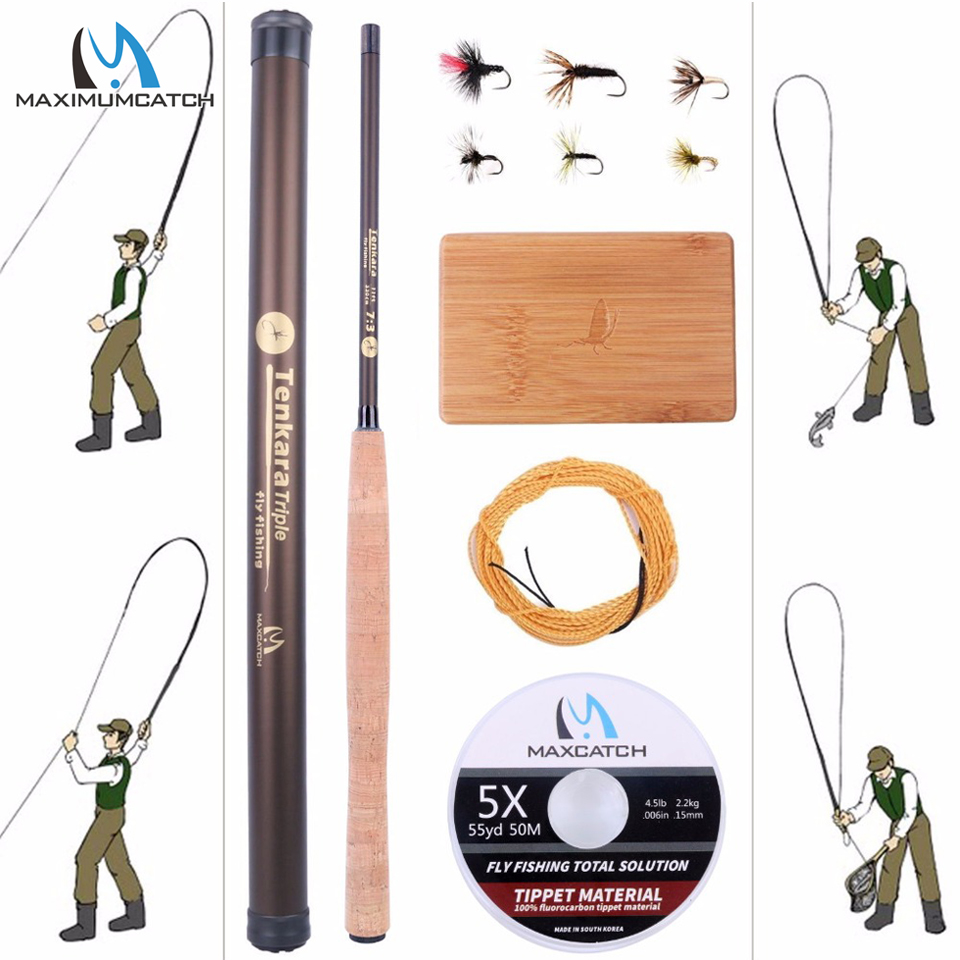 Fishing Line Box - Maximumcatch 9-13FT V-Tenkara Rod Outfit IM10/36T