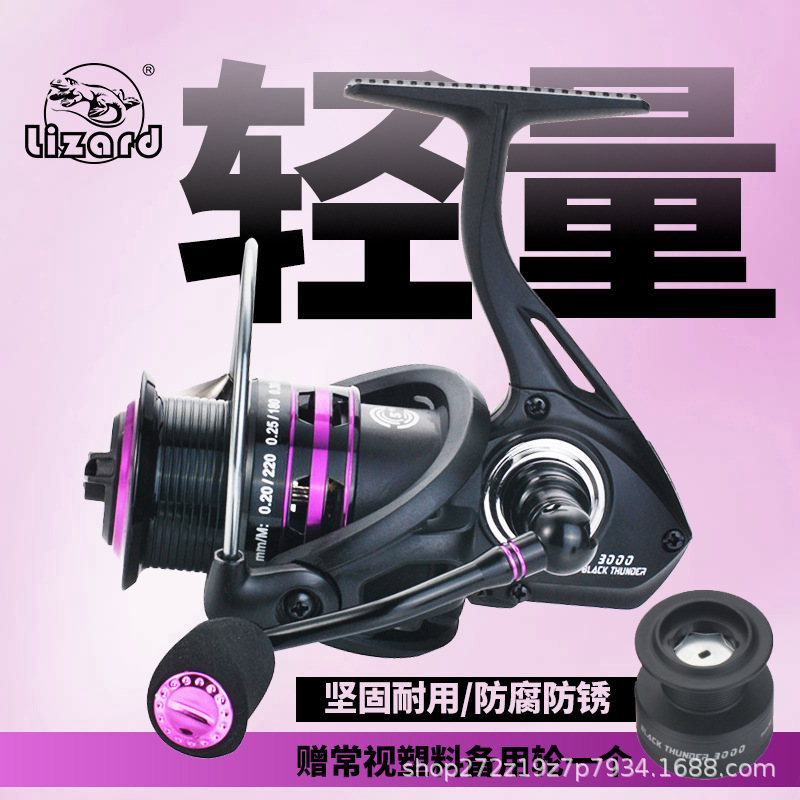 Ice Fishing Line - Metal Head Shallow Spool Spinning Reel