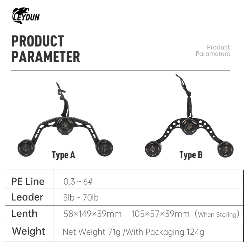 LEYDUN Fishing Tools GT FG PR  - Leader Line recension och pris
