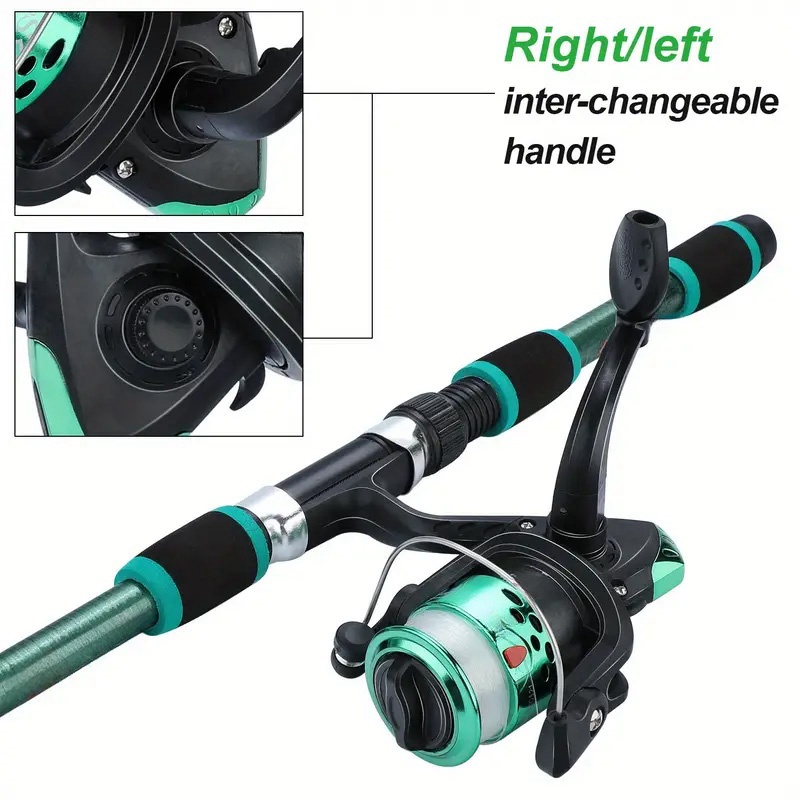 Fishing Pole Set Full Kits Wit - Fishing Line Spooler recension och pris
