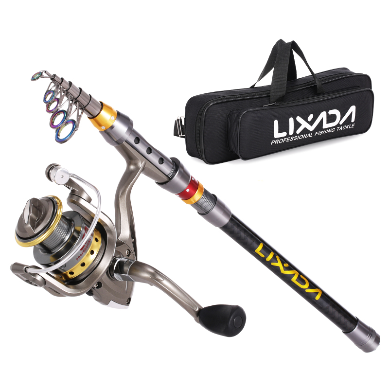 Lixada Telescopic Fishing Rod  - Fishing Line Spooler recension och pris