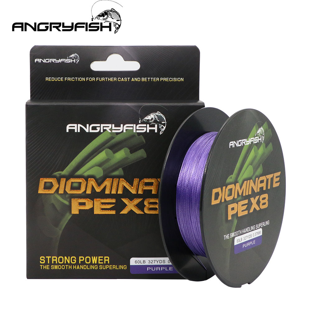 Angryfish Diominate PE X8 300M - Freshwater Line recension och pris