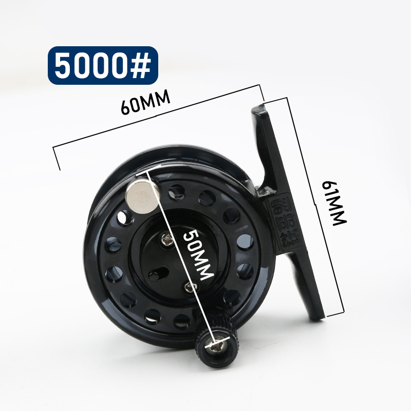Lightweight Portable Centerpin - Ice Fishing Line recension och pris