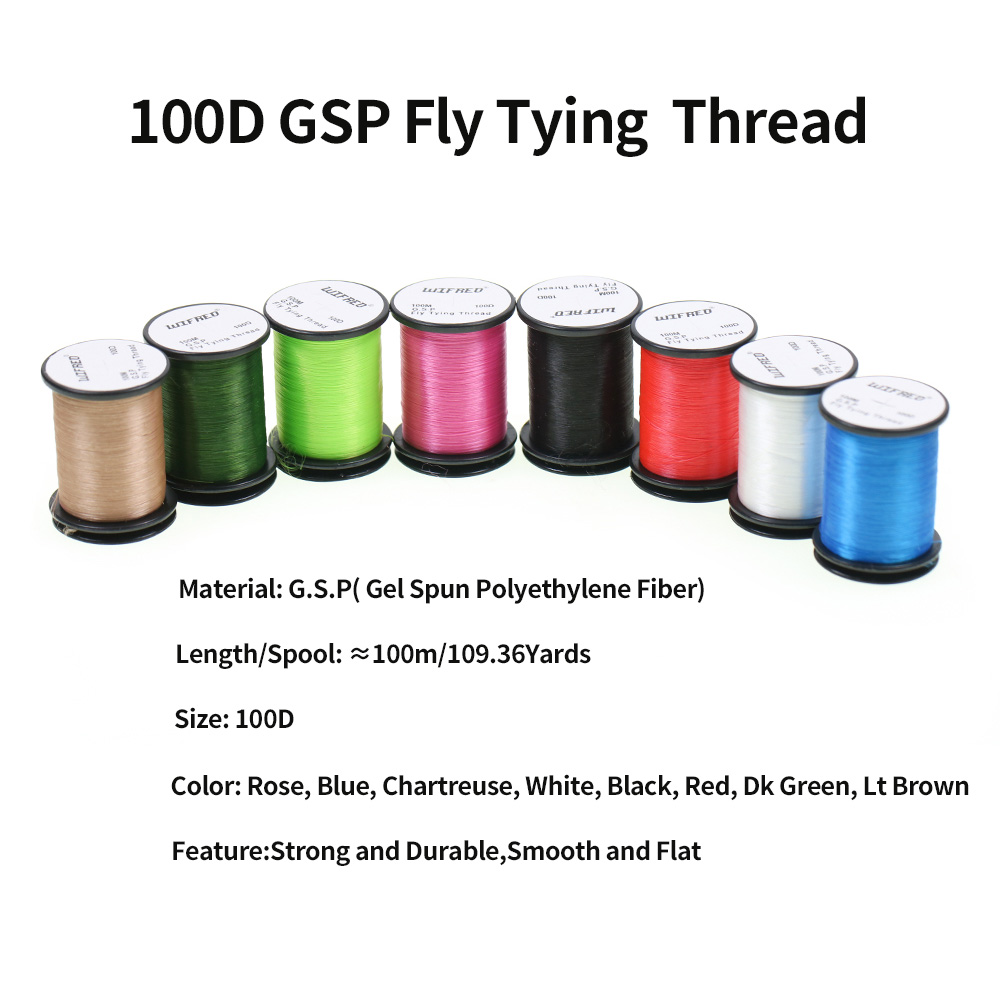 ICERIO 2PCS 100D GSP Fly Tying - Ice Fishing Line recension och pris
